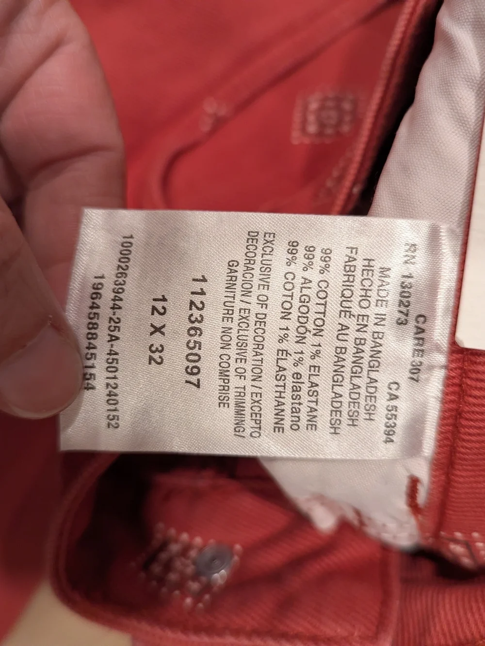 Wrangler Red Bandana Print Boot cut Jeans